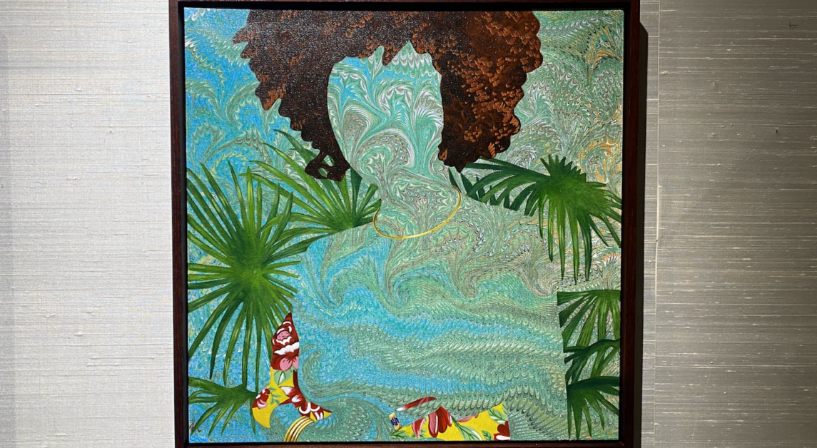Justice is the last of four female artists whose work is displayed in the collection. (Sunderya Ulziibold / Heights Staff)